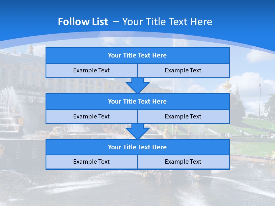 Large Garden Park PowerPoint Template