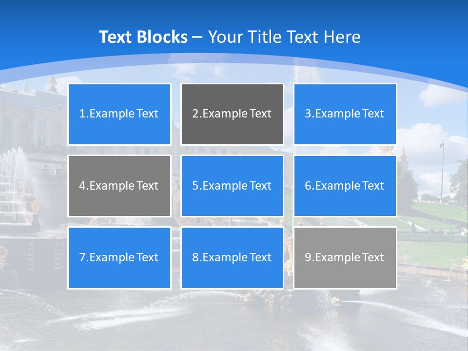 Large Garden Park PowerPoint Template