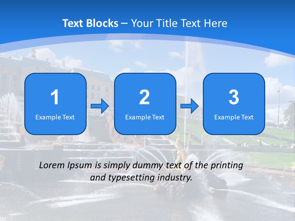 Large Garden Park PowerPoint Template