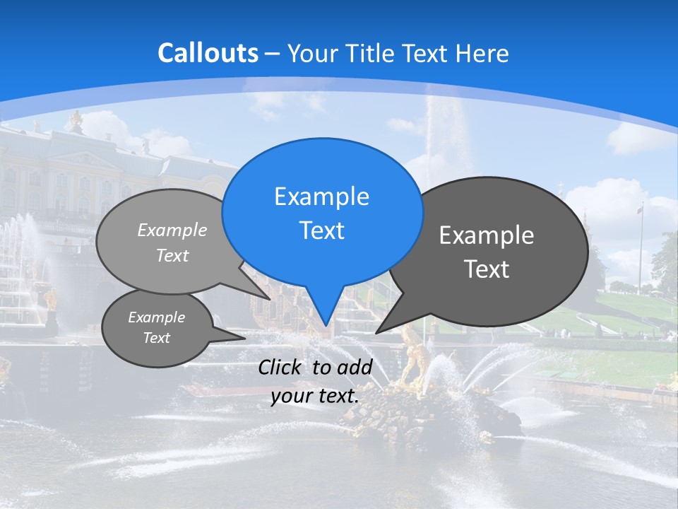 Large Garden Park PowerPoint Template