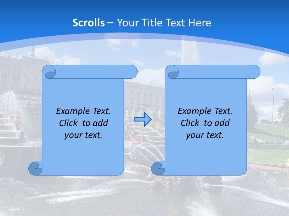 Large Garden Park PowerPoint Template