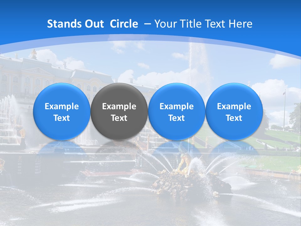 Large Garden Park PowerPoint Template