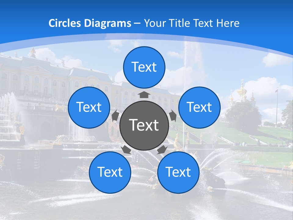 Large Garden Park PowerPoint Template