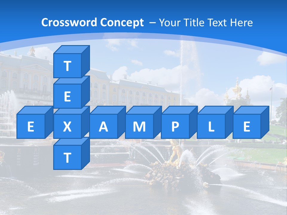 Large Garden Park PowerPoint Template