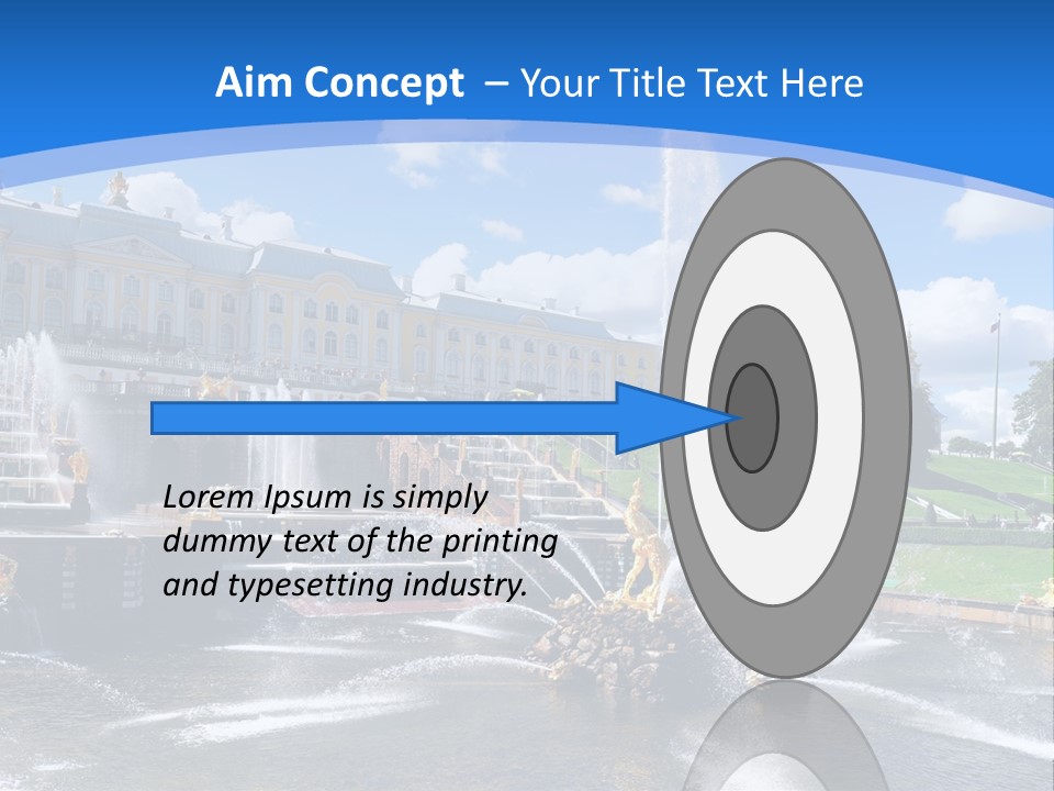 Large Garden Park PowerPoint Template