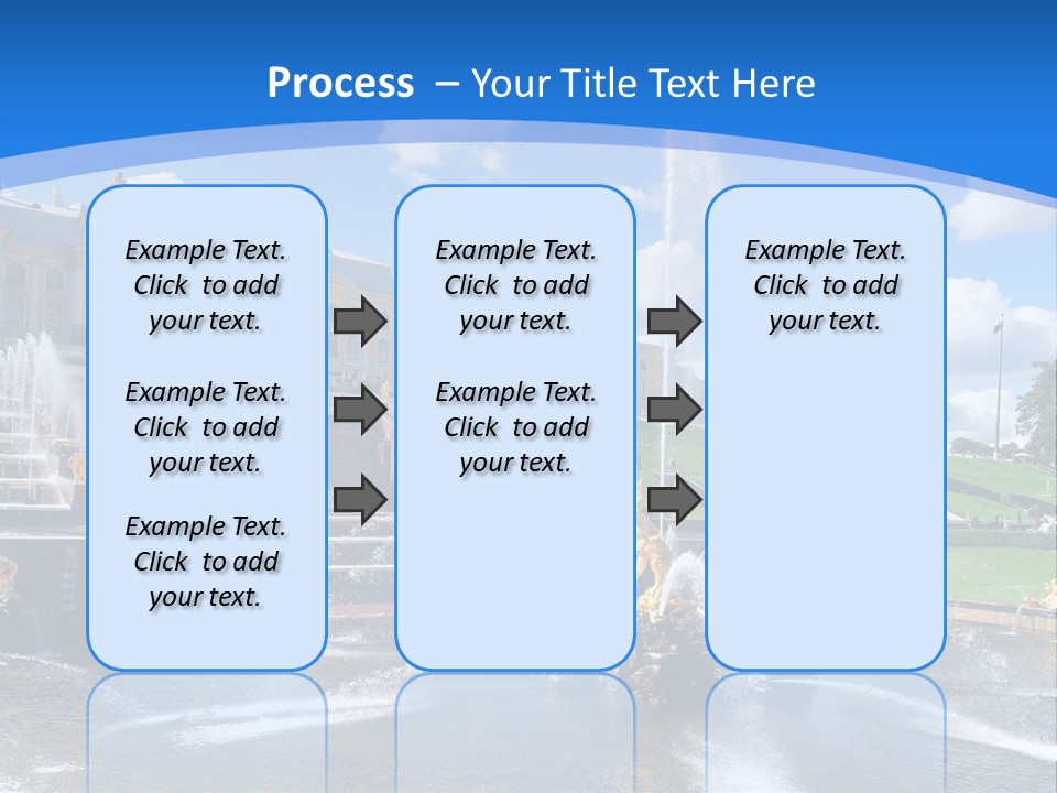 Large Garden Park PowerPoint Template