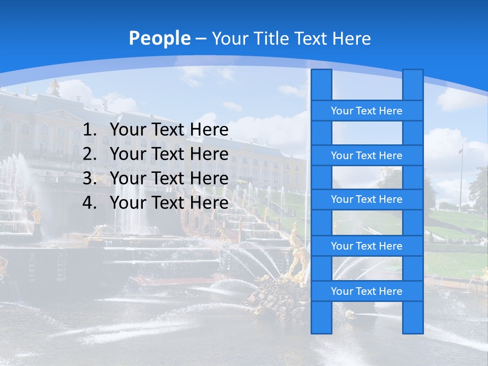 Large Garden Park PowerPoint Template