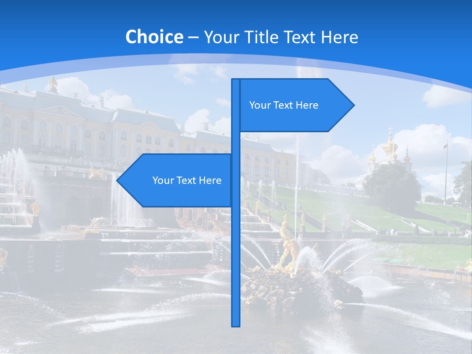 Large Garden Park PowerPoint Template