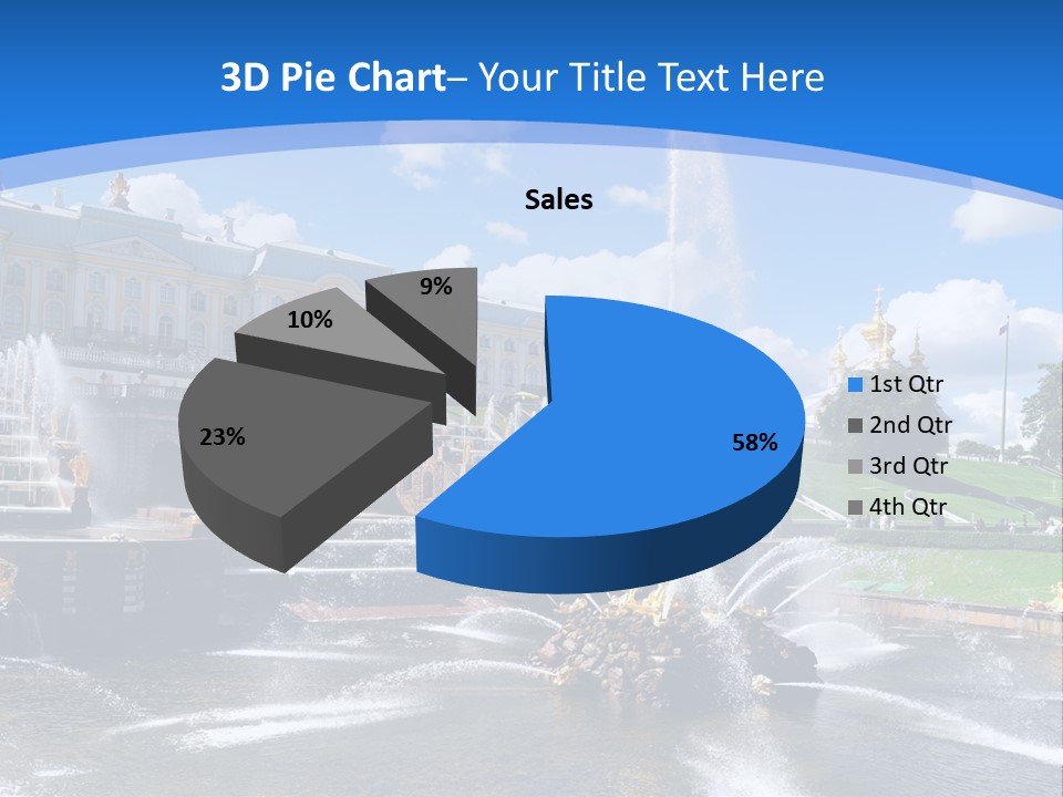 Large Garden Park PowerPoint Template