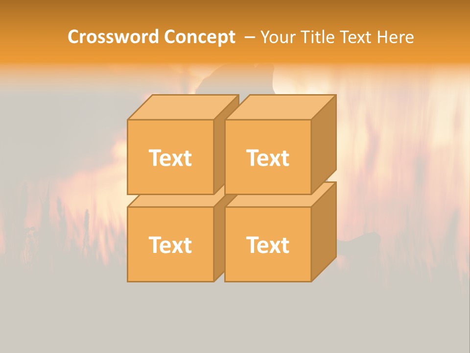 People Chair Together PowerPoint Template