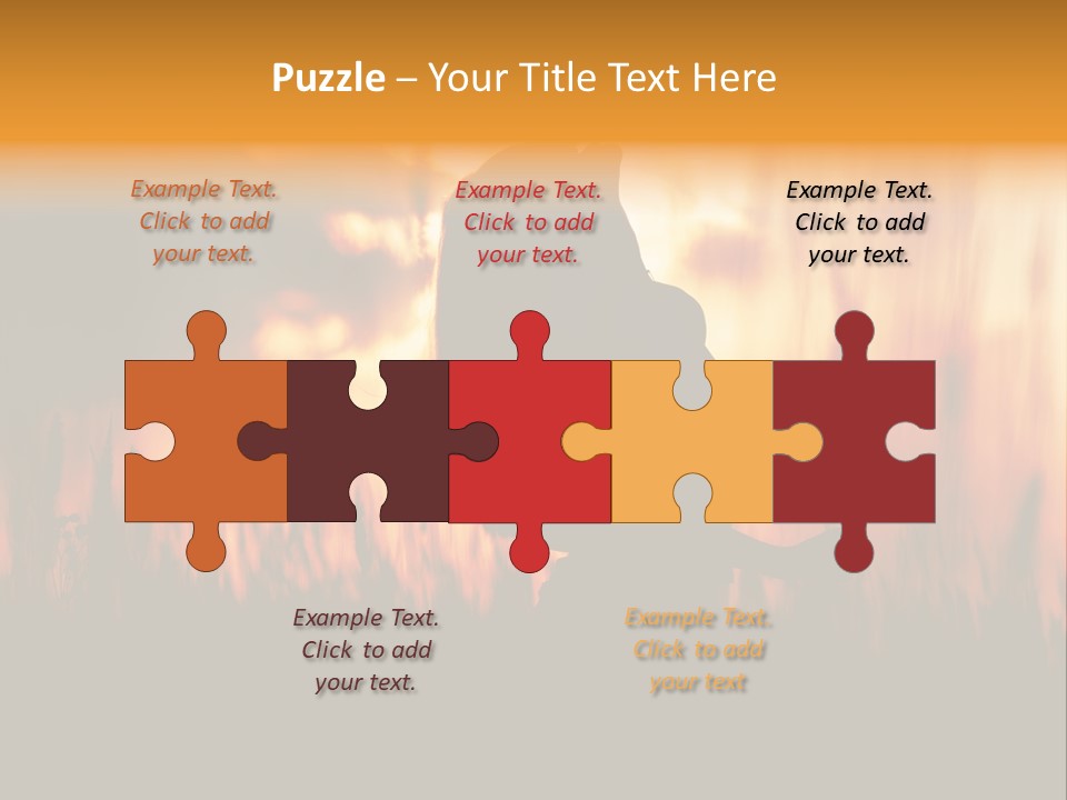 People Chair Together PowerPoint Template