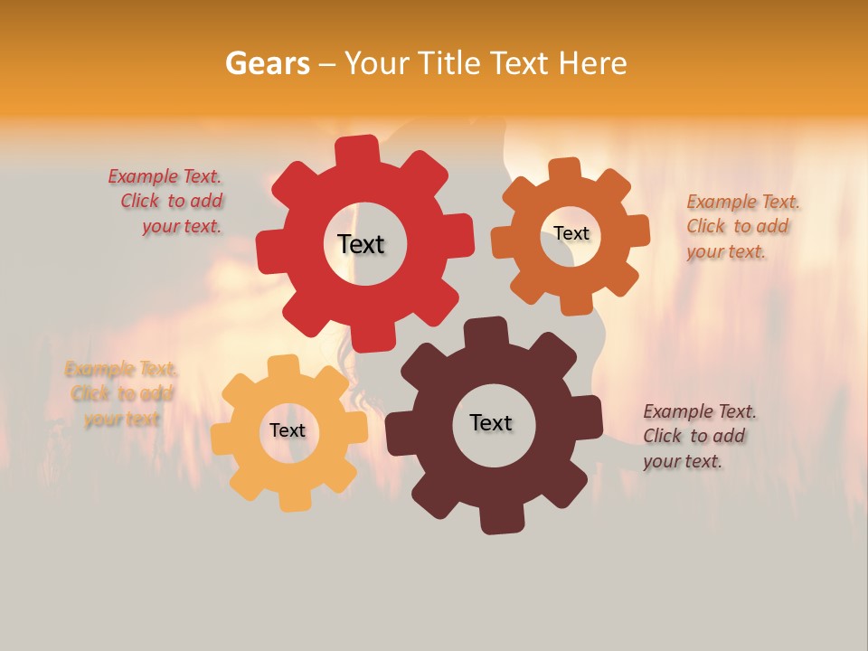 People Chair Together PowerPoint Template