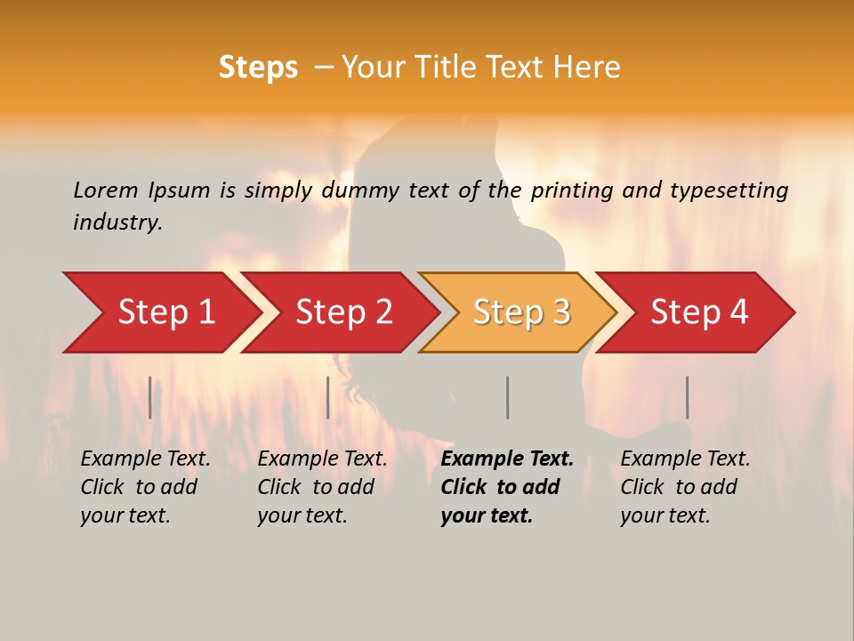 People Chair Together PowerPoint Template