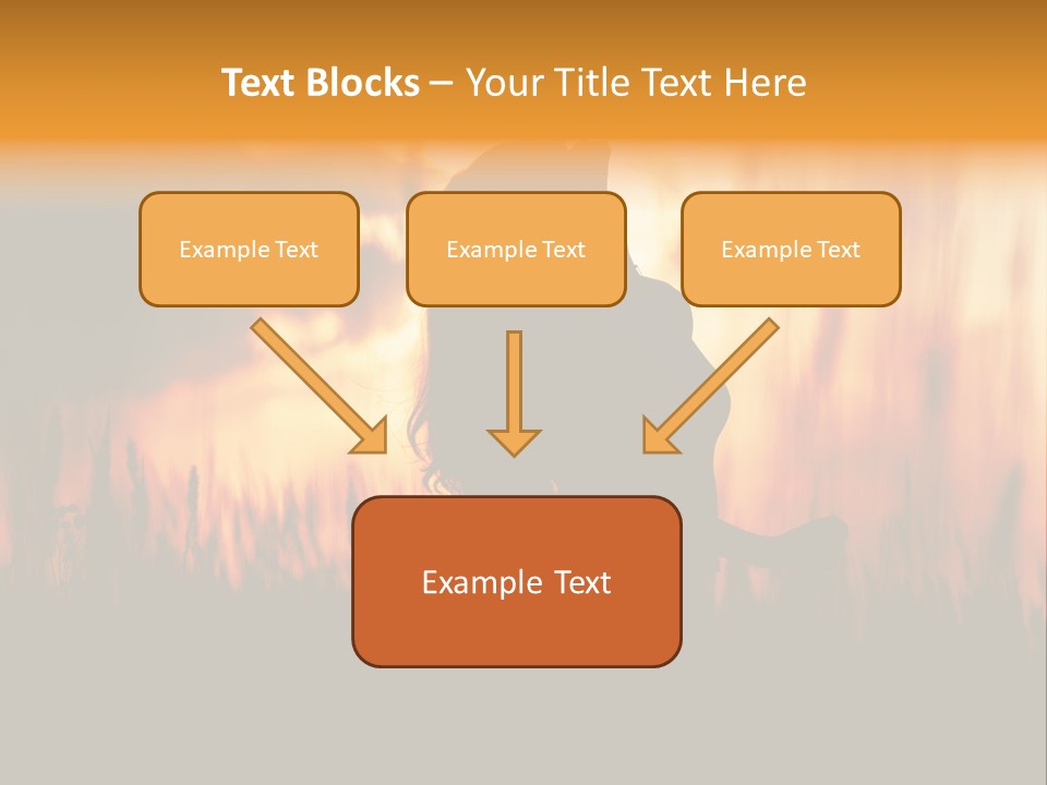 People Chair Together PowerPoint Template