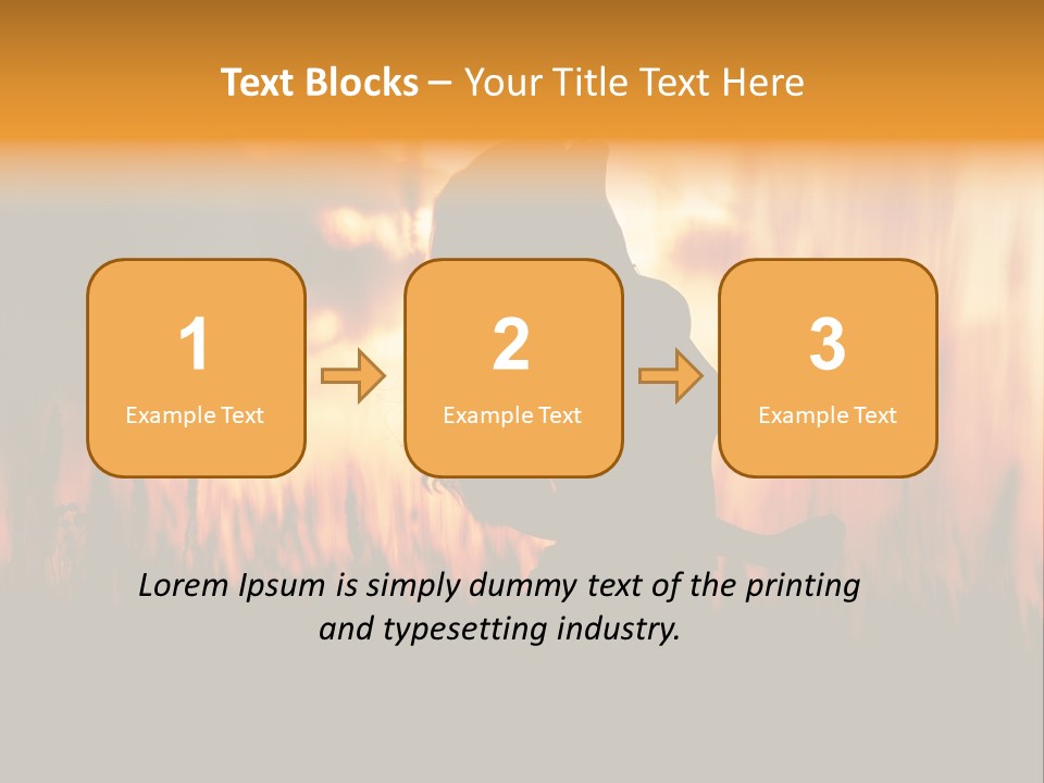 People Chair Together PowerPoint Template