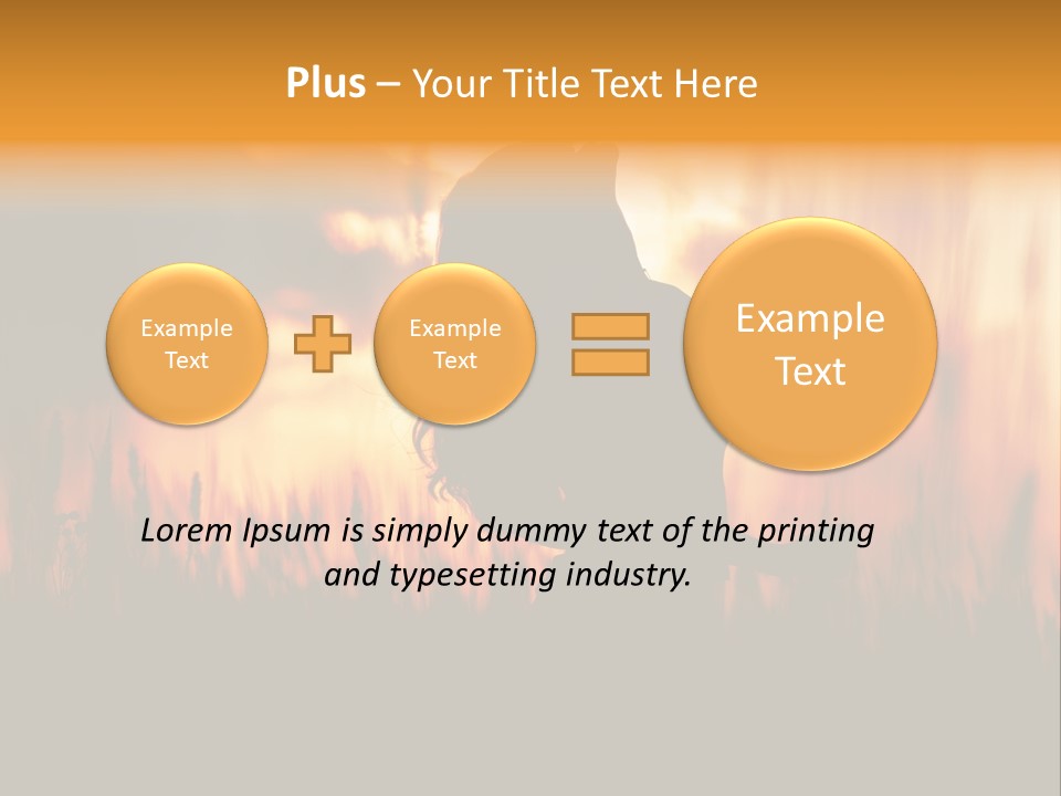 People Chair Together PowerPoint Template