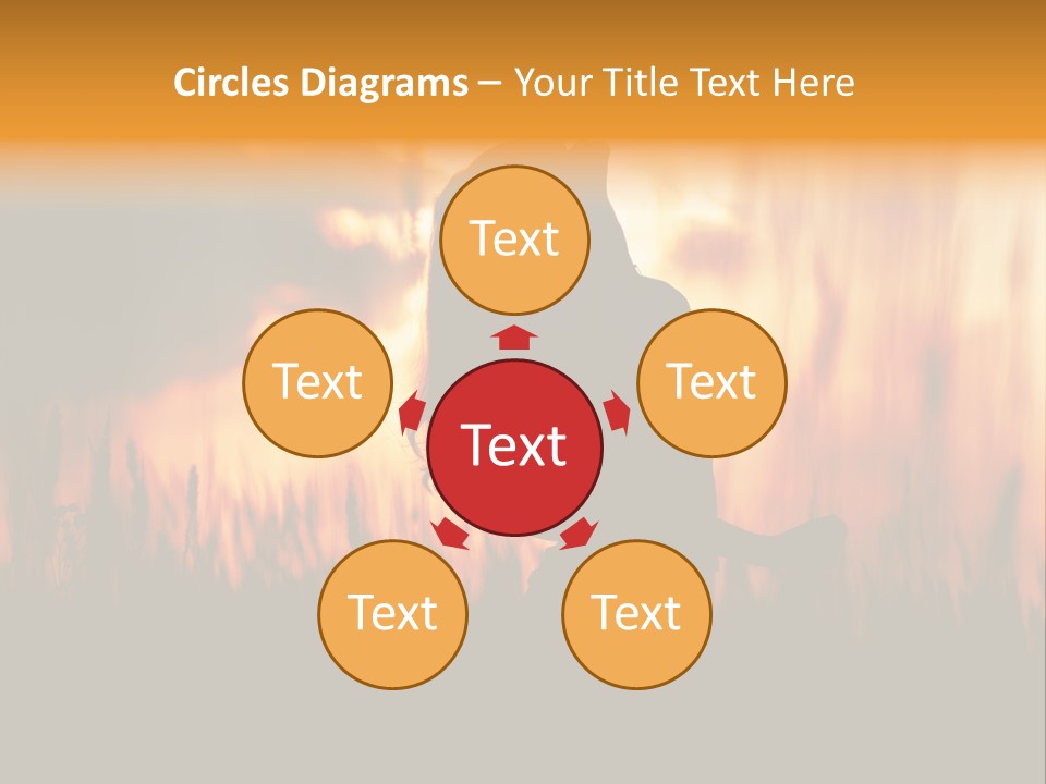 People Chair Together PowerPoint Template