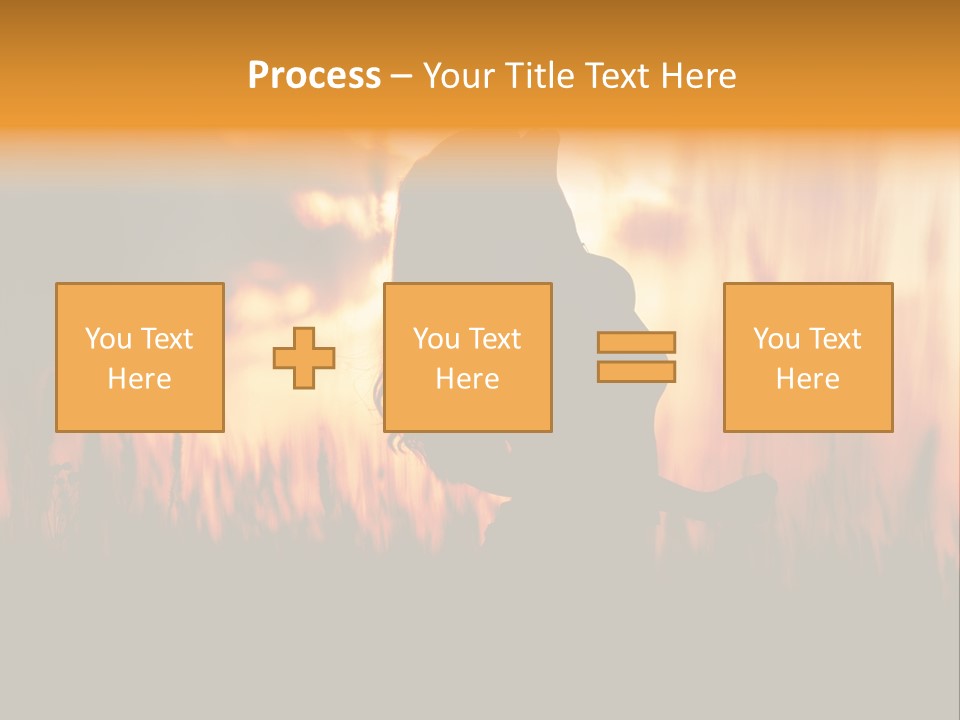 People Chair Together PowerPoint Template