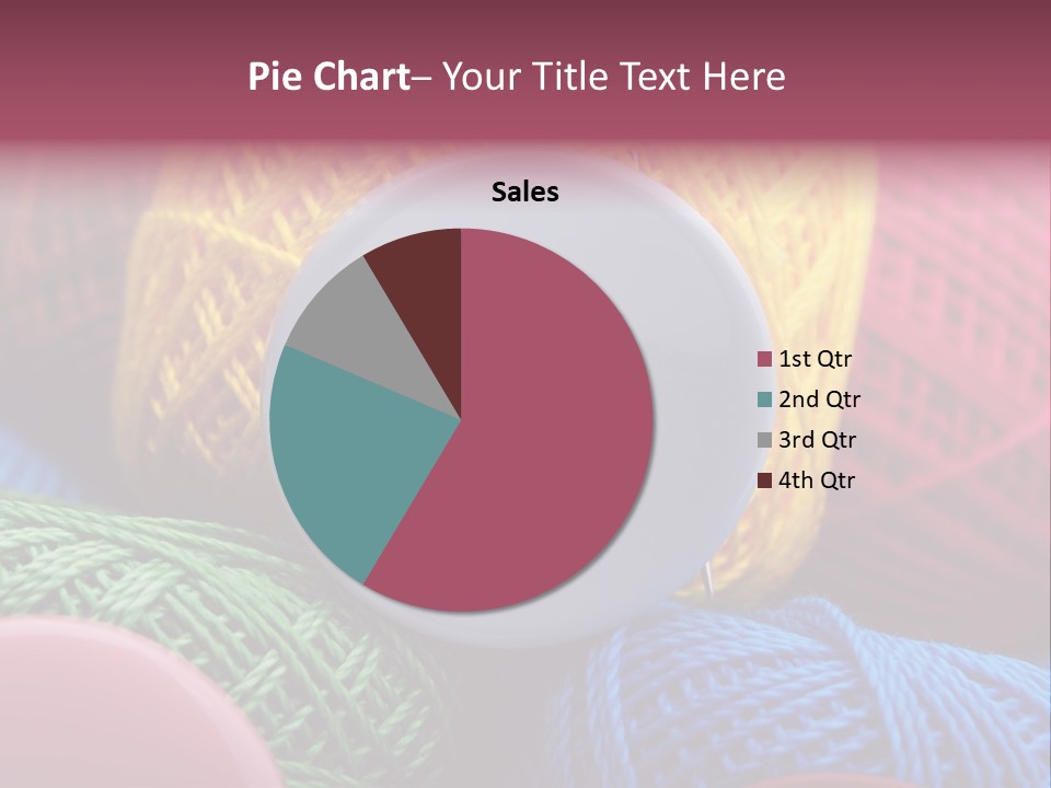 Needle Tangled Hobby PowerPoint Template