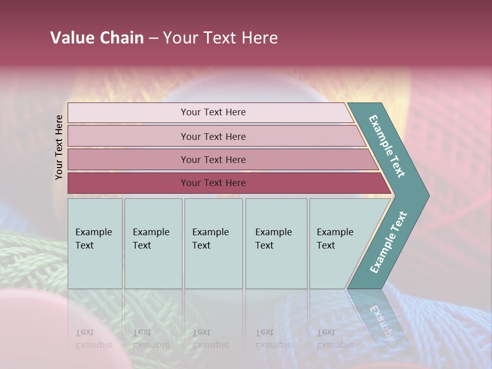 Needle Tangled Hobby PowerPoint Template