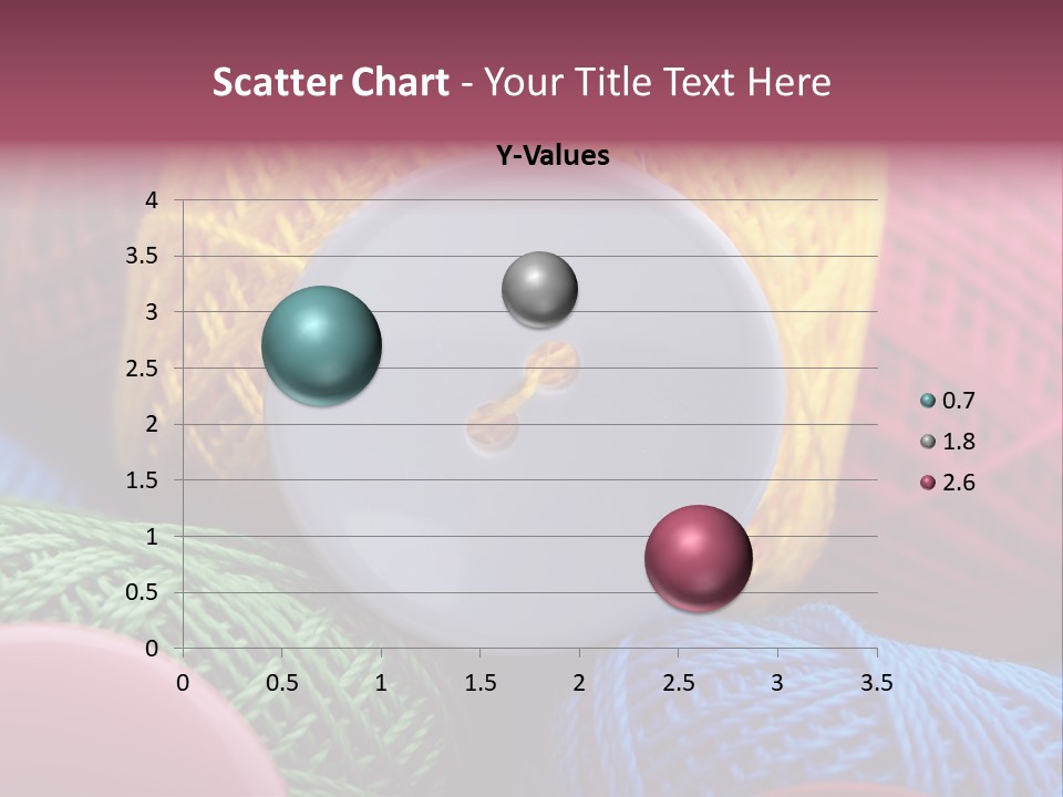 Needle Tangled Hobby PowerPoint Template