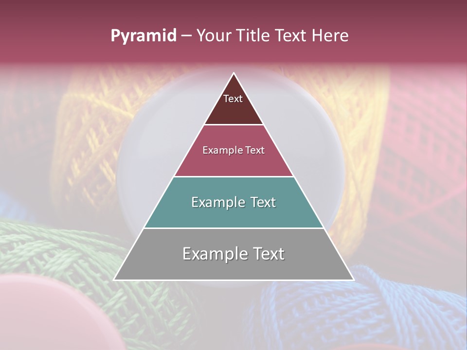 Needle Tangled Hobby PowerPoint Template