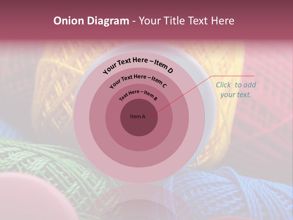 Needle Tangled Hobby PowerPoint Template