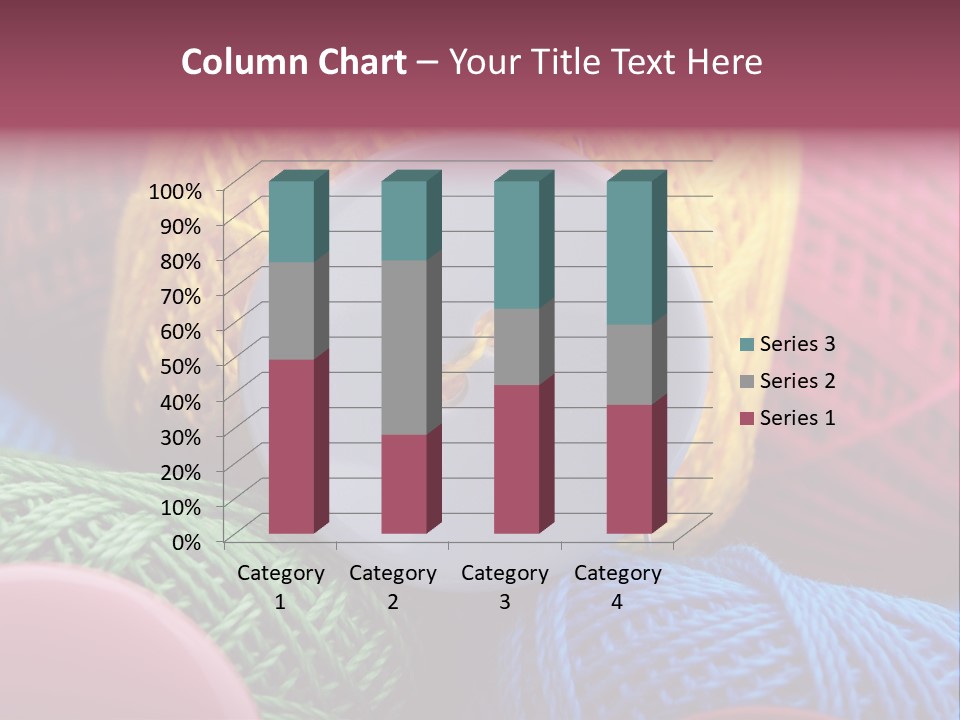 Needle Tangled Hobby PowerPoint Template
