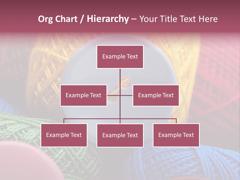 Needle Tangled Hobby PowerPoint Template