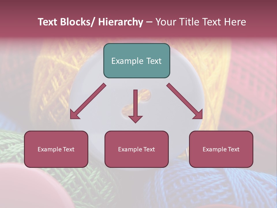 Needle Tangled Hobby PowerPoint Template