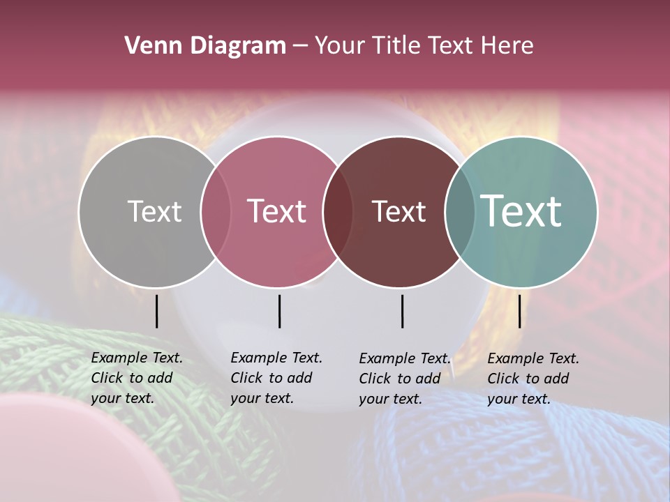 Needle Tangled Hobby PowerPoint Template