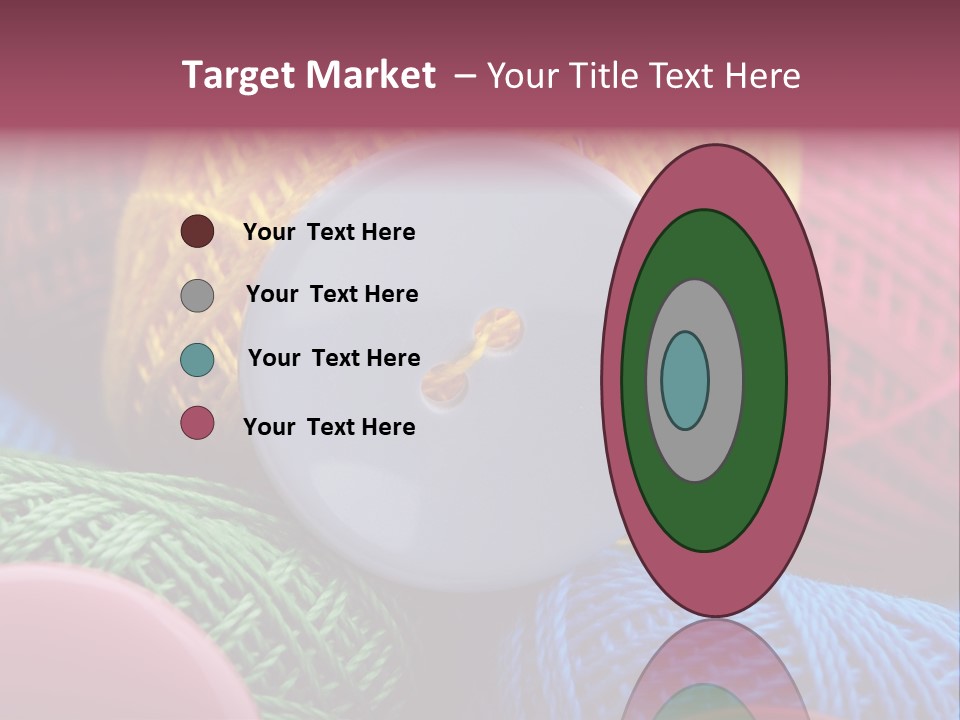 Needle Tangled Hobby PowerPoint Template