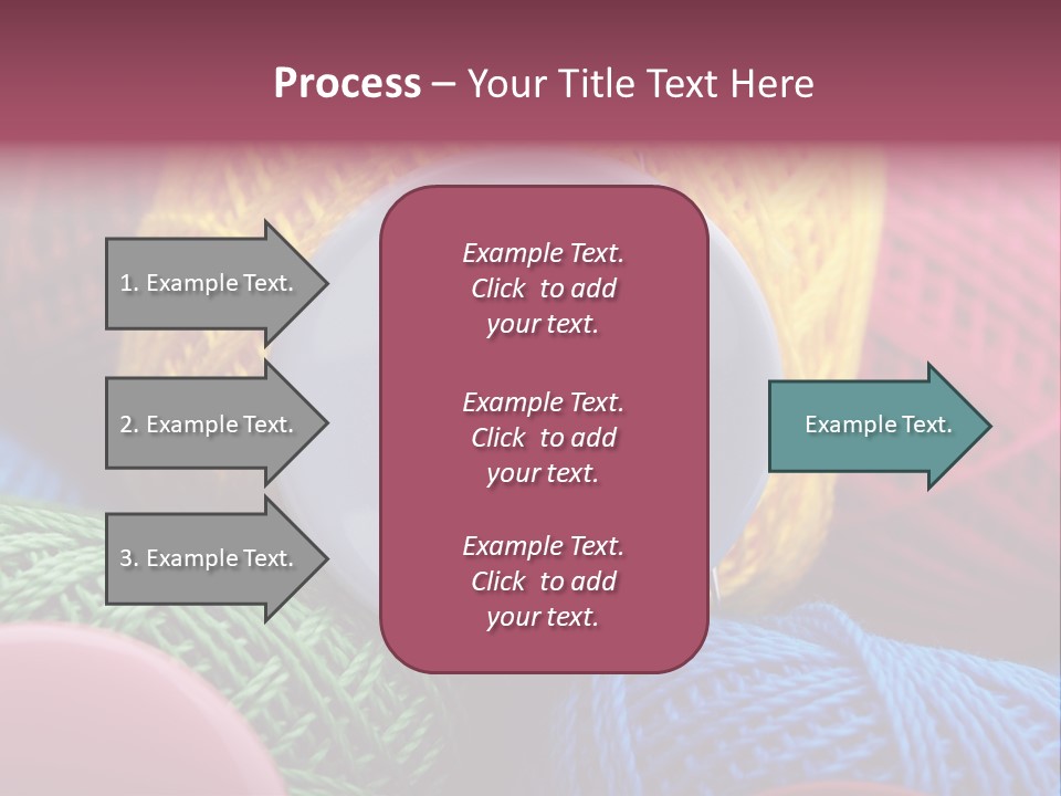 Needle Tangled Hobby PowerPoint Template