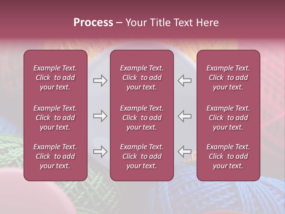 Needle Tangled Hobby PowerPoint Template