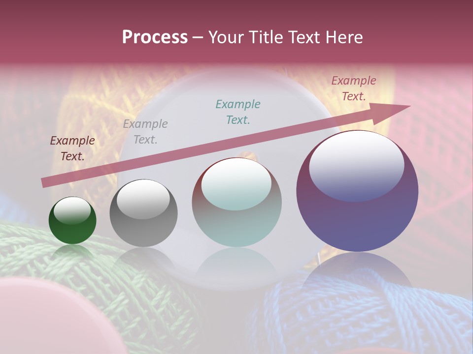 Needle Tangled Hobby PowerPoint Template