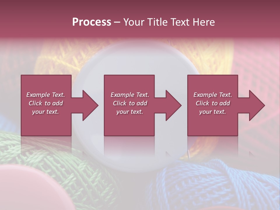 Needle Tangled Hobby PowerPoint Template