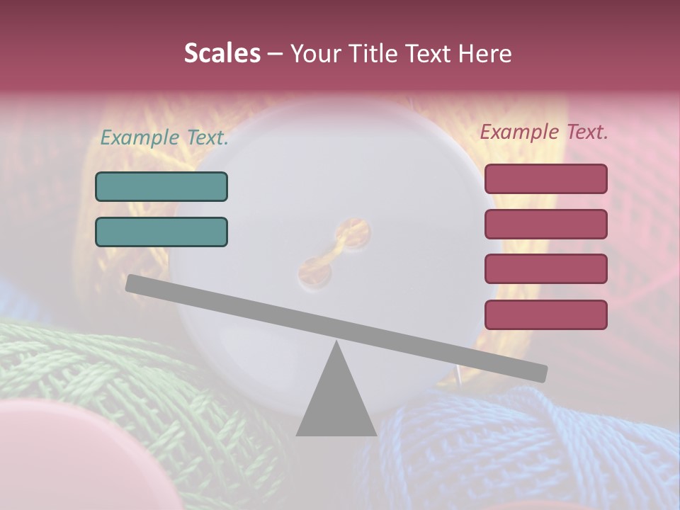 Needle Tangled Hobby PowerPoint Template