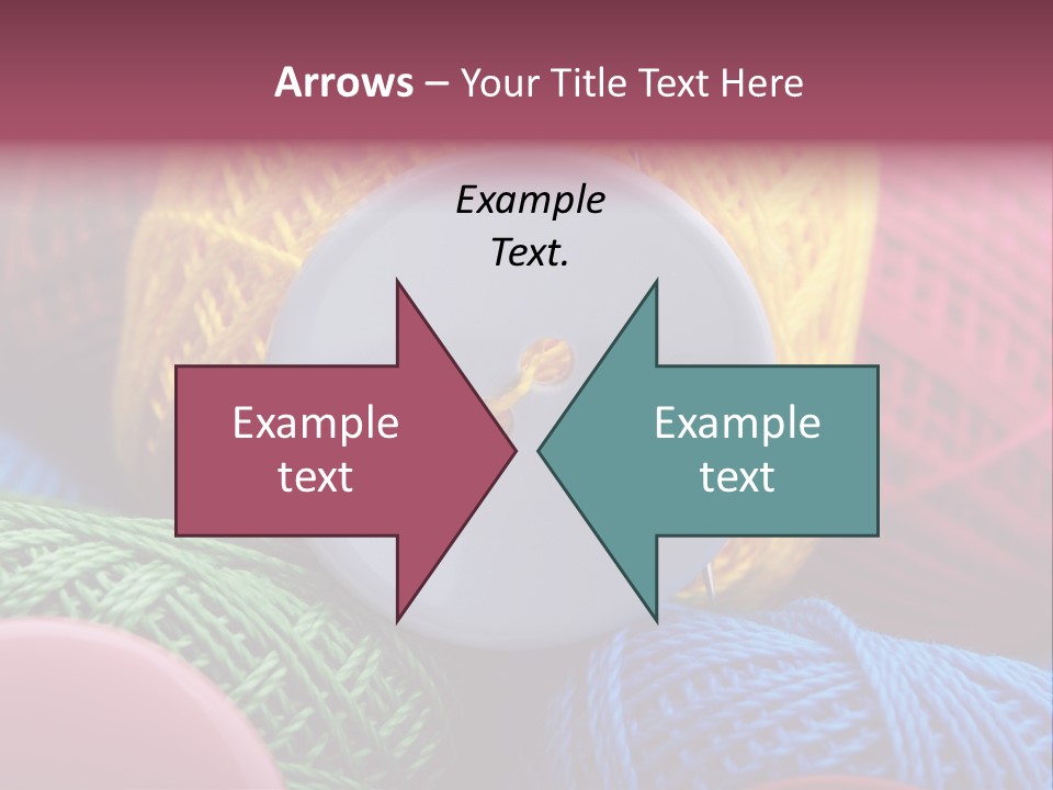 Needle Tangled Hobby PowerPoint Template