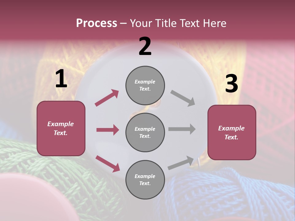 Needle Tangled Hobby PowerPoint Template