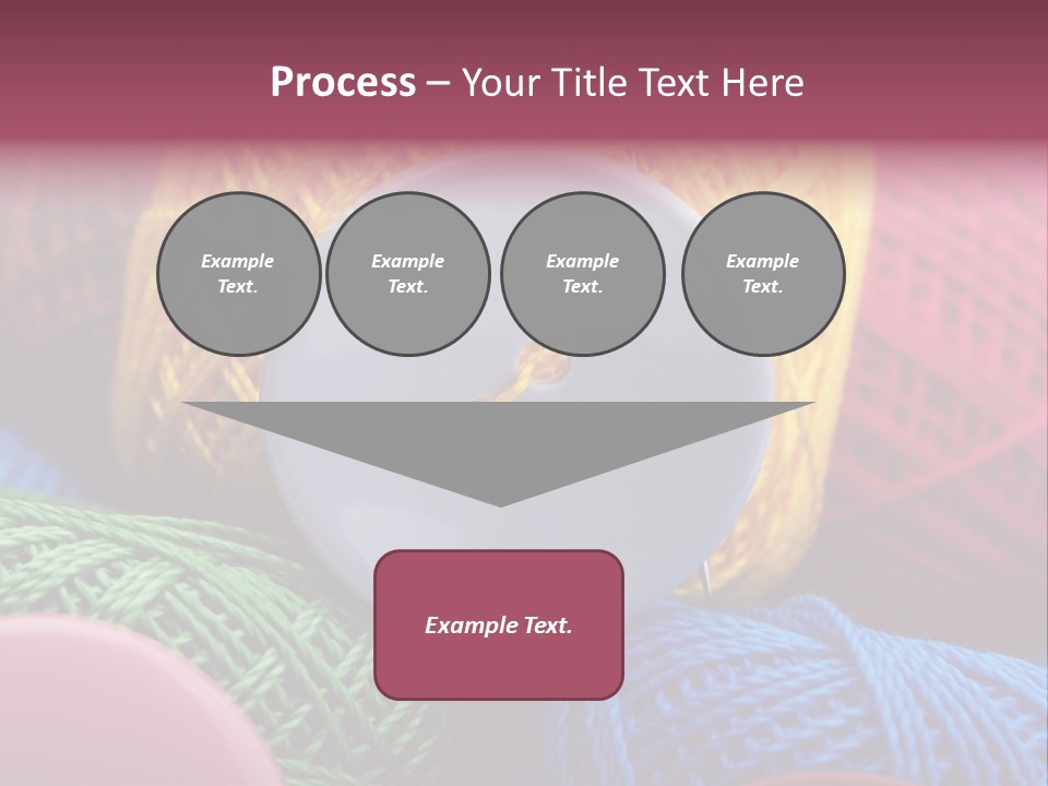 Needle Tangled Hobby PowerPoint Template