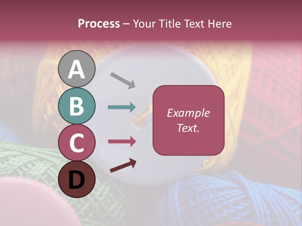 Needle Tangled Hobby PowerPoint Template