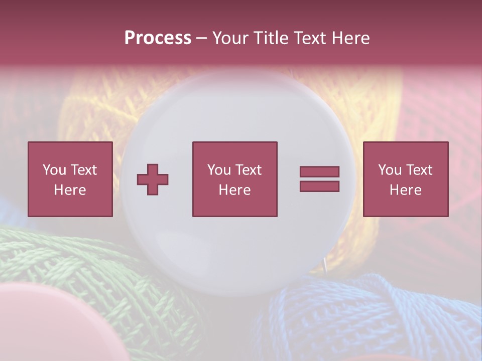 Needle Tangled Hobby PowerPoint Template