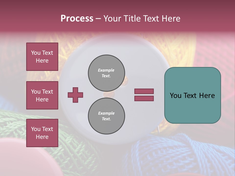 Needle Tangled Hobby PowerPoint Template