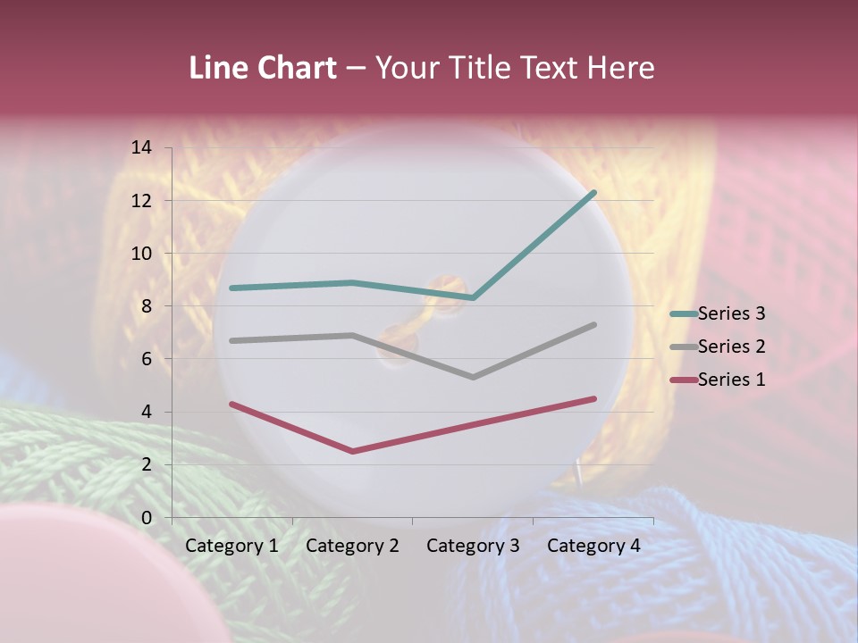 Needle Tangled Hobby PowerPoint Template