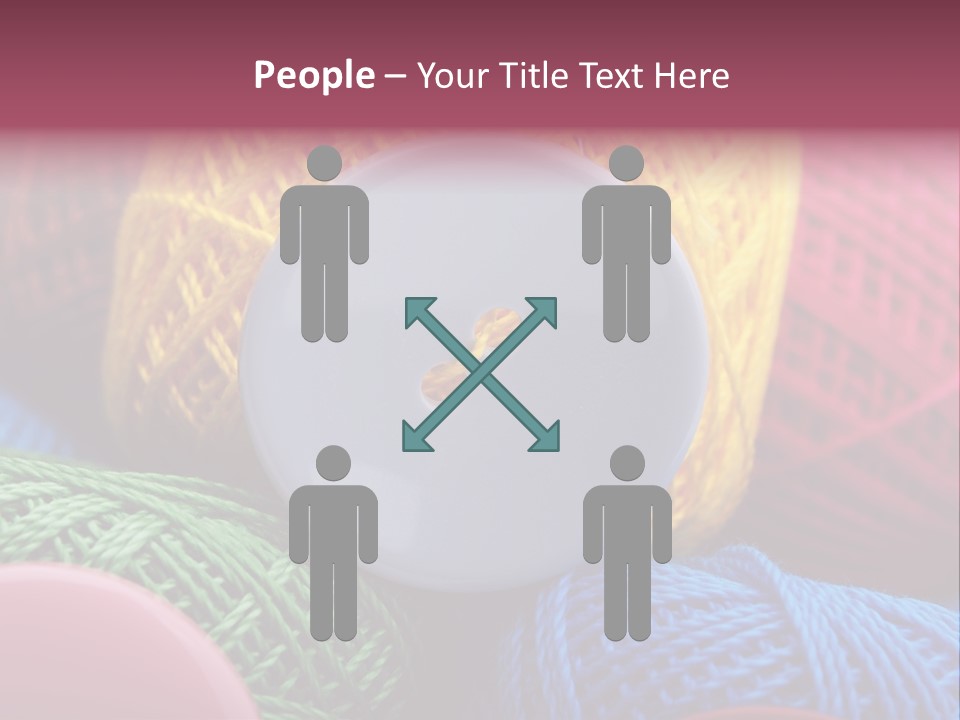 Needle Tangled Hobby PowerPoint Template