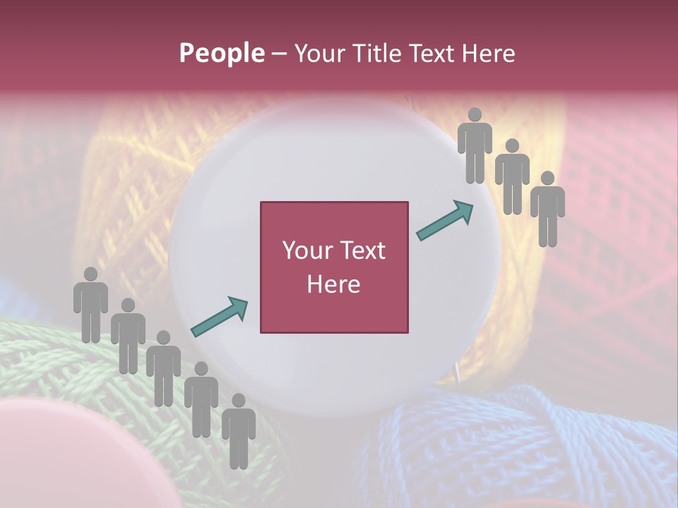 Needle Tangled Hobby PowerPoint Template