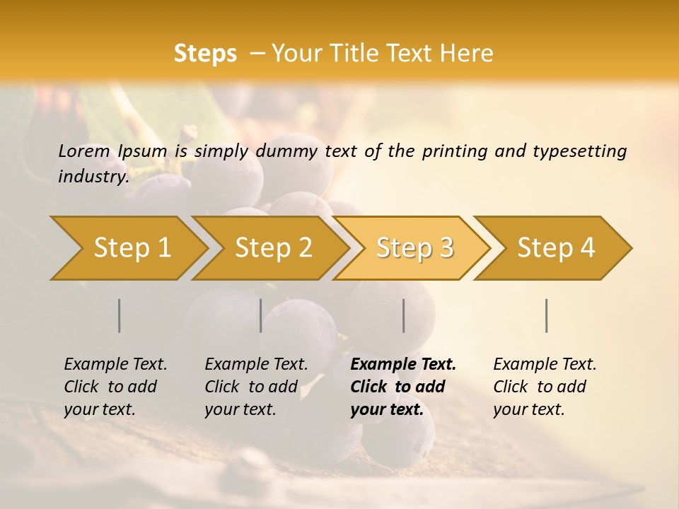 Organic Country Vineyard PowerPoint Template