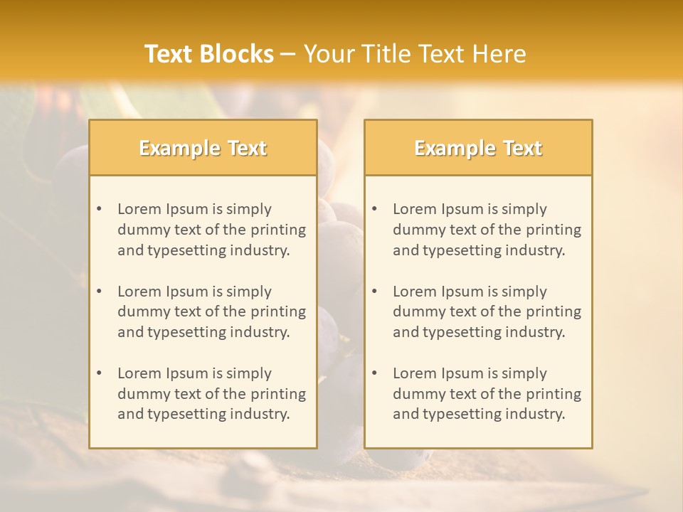 Organic Country Vineyard PowerPoint Template