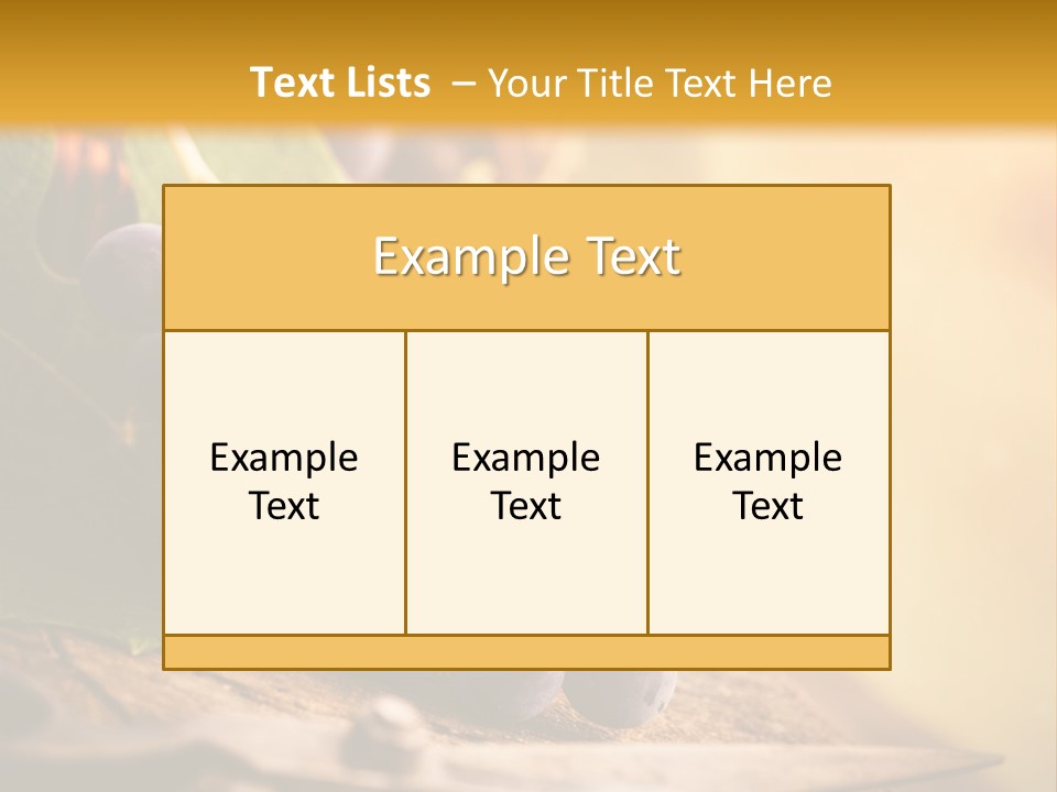 Organic Country Vineyard PowerPoint Template