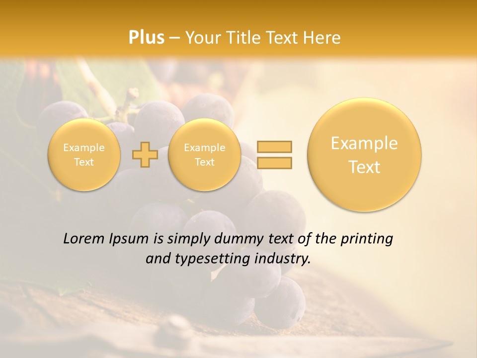 Organic Country Vineyard PowerPoint Template